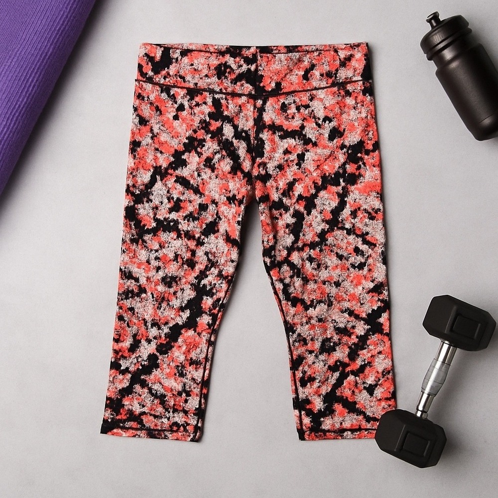 Marc New York Abstract Multicolor High Waisted Capri Leggings XL‎